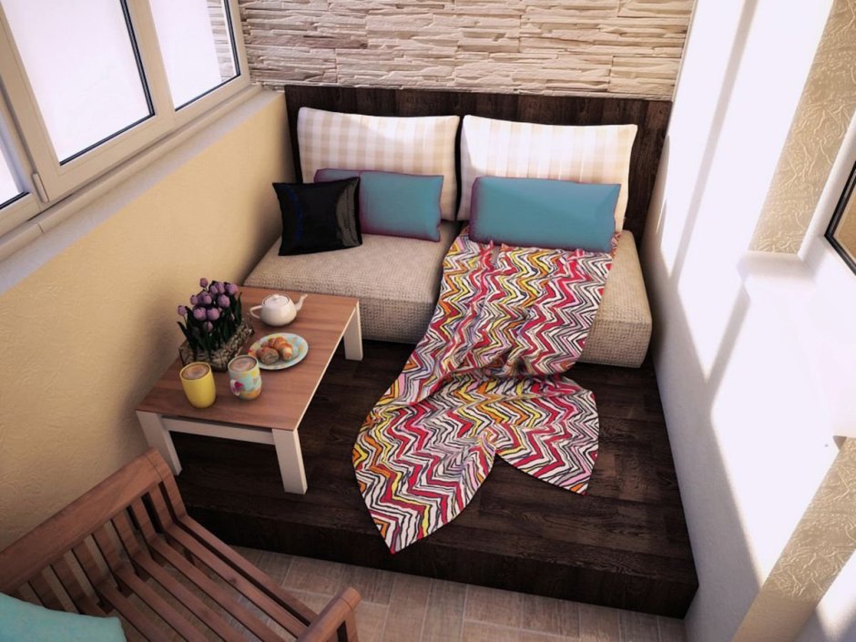 Маленький диван на балкон