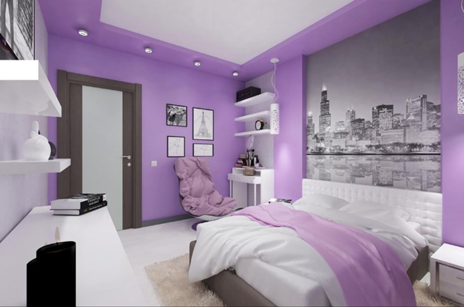 Дизайн проект цветовая гамма в спальне
