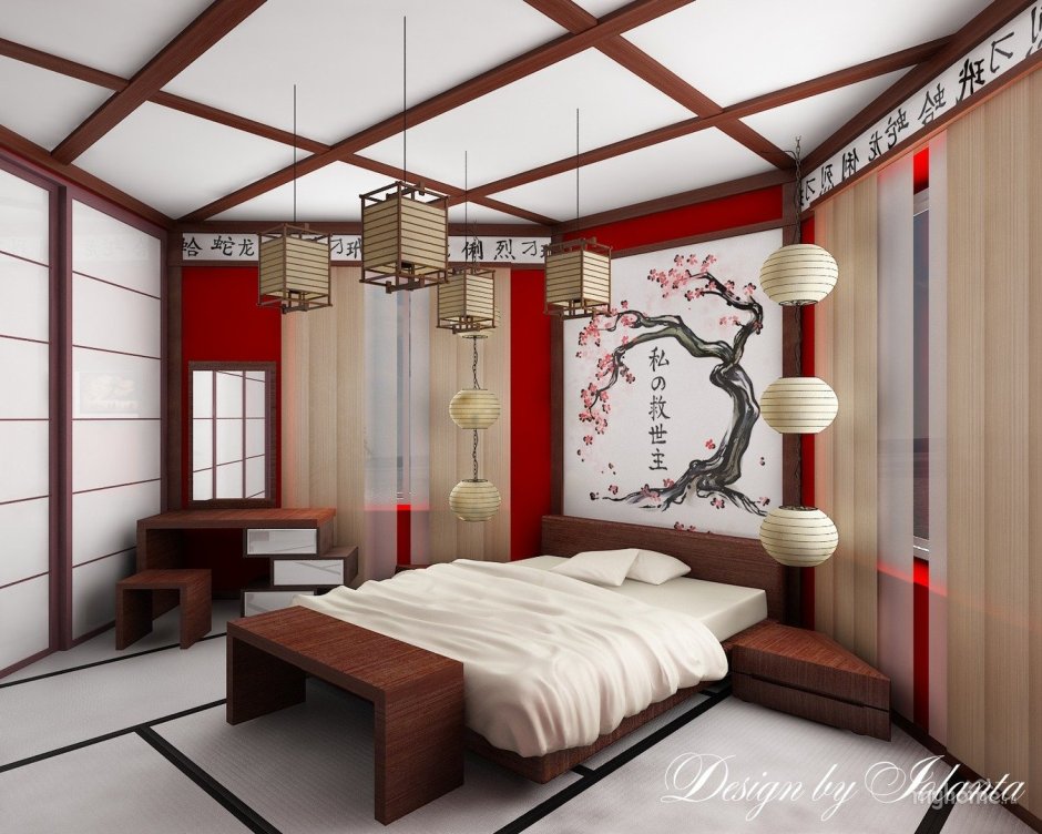 Комнаты для девушек в японском стиле