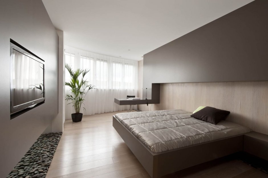 Спальня в минималистическом стиле 10 кв.м