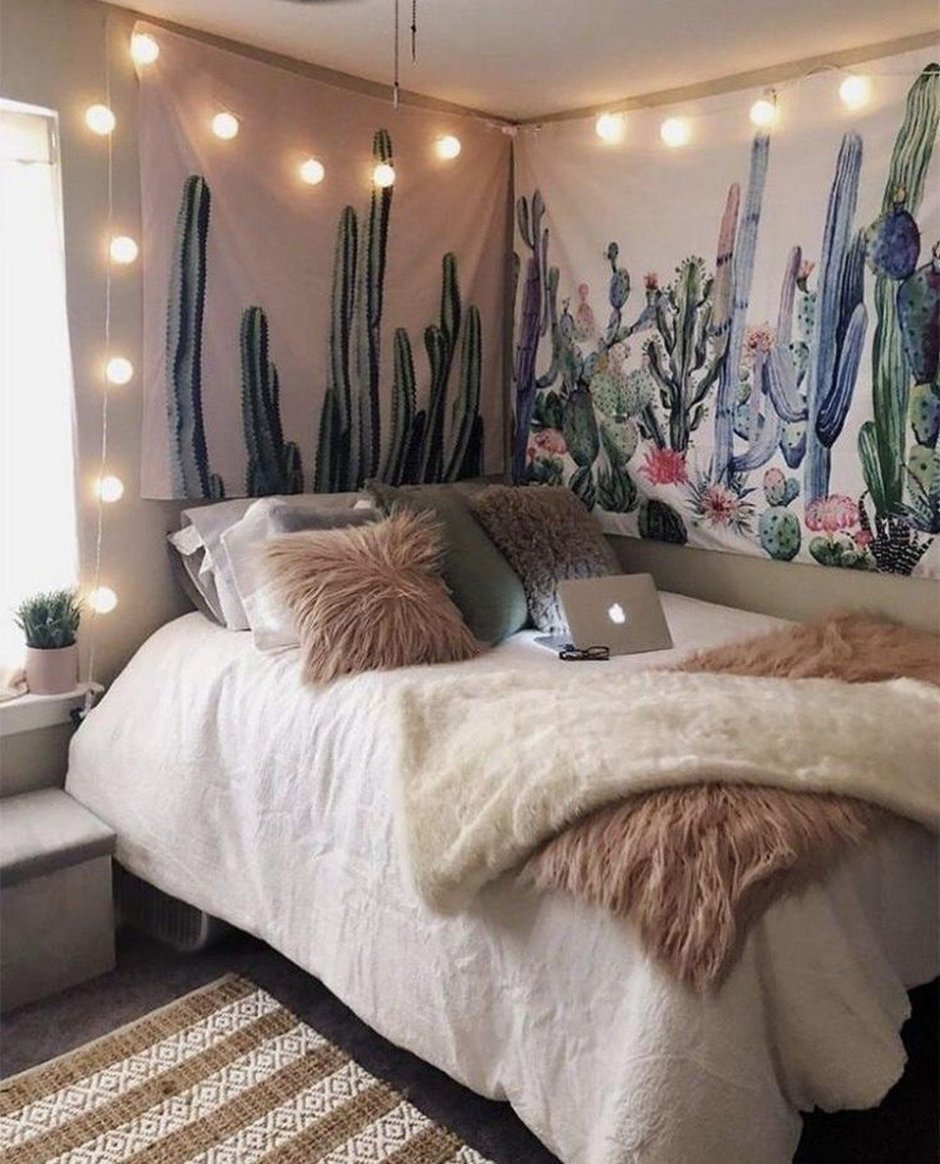 Декор спальной комнаты