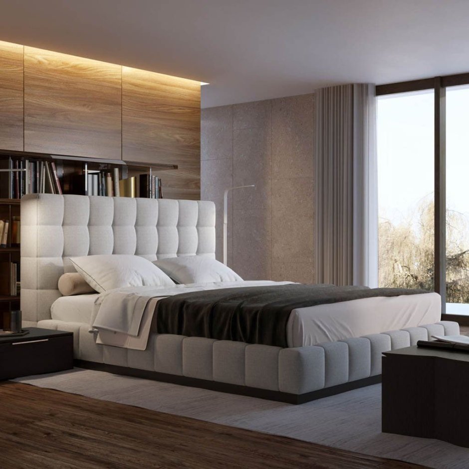 Кровать в современном стиле