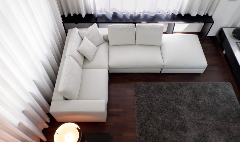 Модульный диван в интерьере