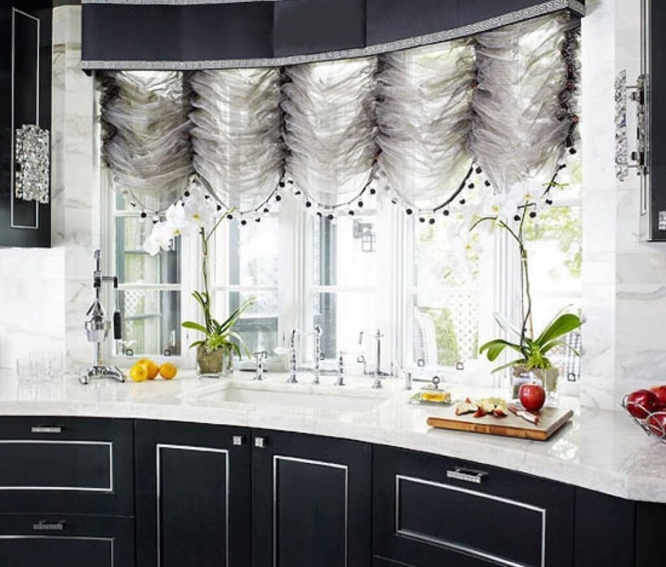 Дизайнерские шторы для кухни