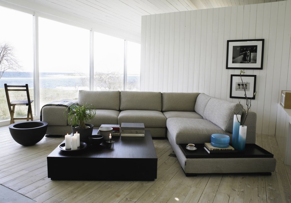 Шведский интерьер с диванами