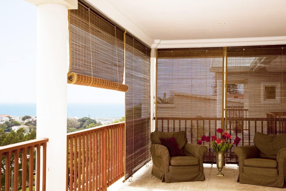 Бамбуковые шторы на балкон