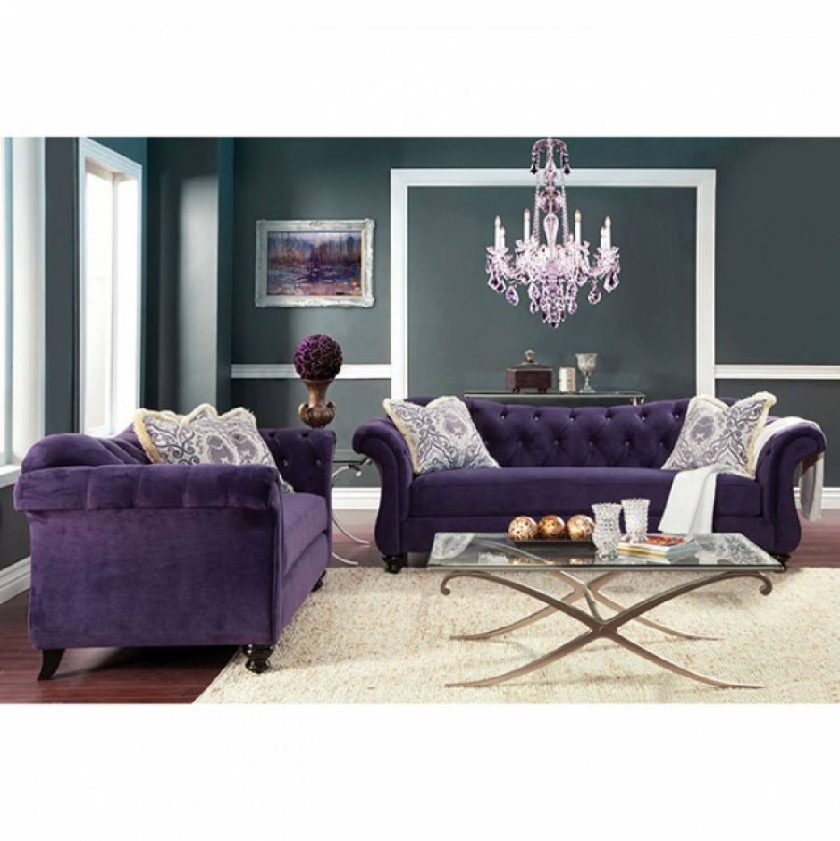 Пурпурная мебель