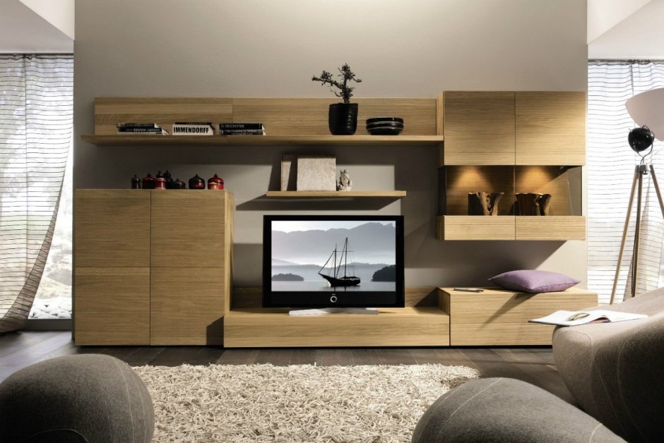 Модульная мебель для зоны TV