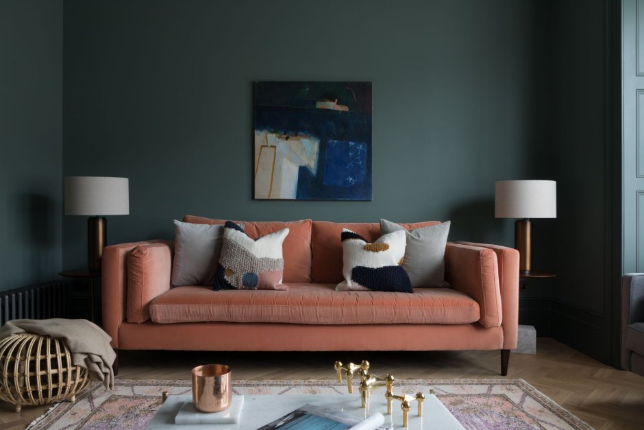 Эстетика синий диван