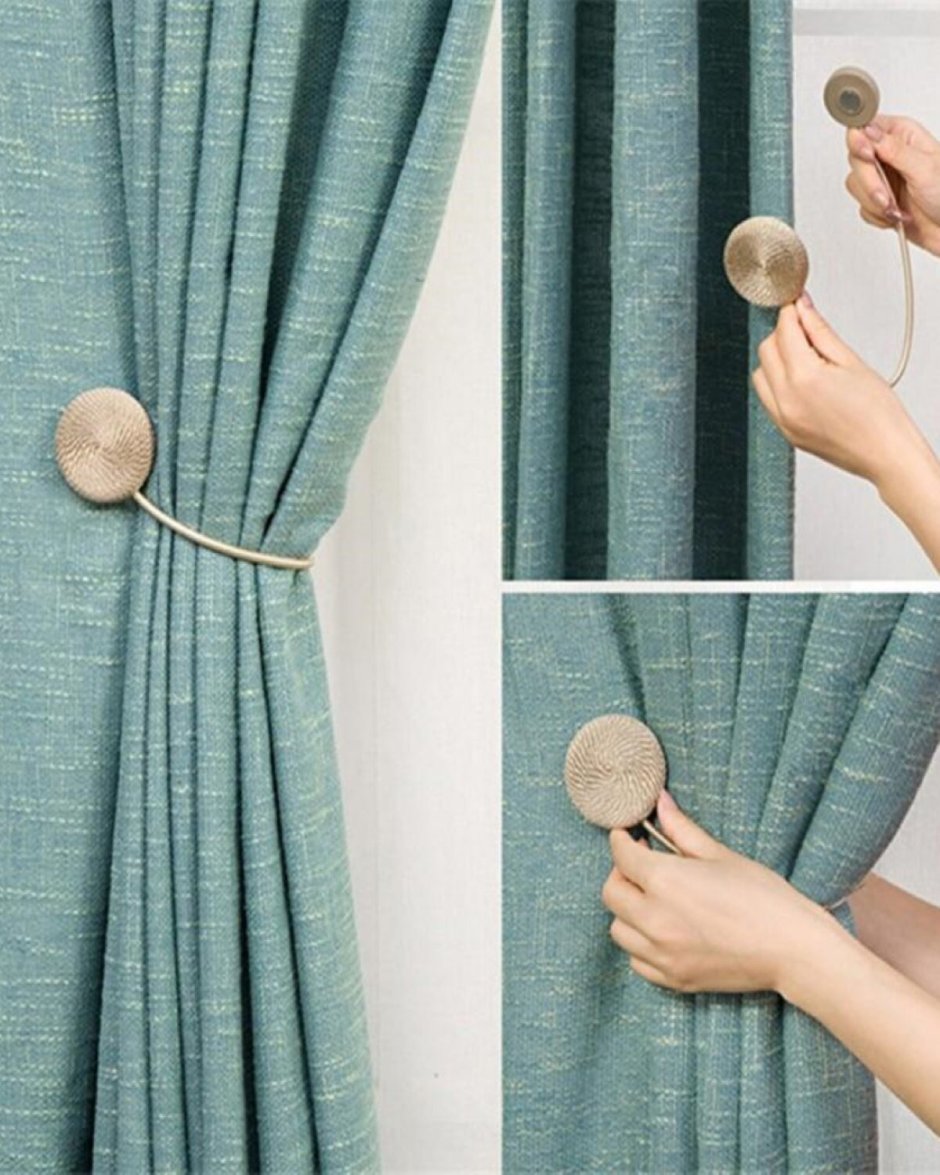 Металлический держатель для штор «Curtain attraction Appliance»