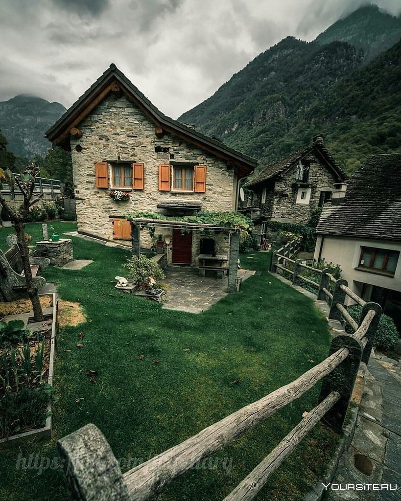 Швейцарская деревня Тичино