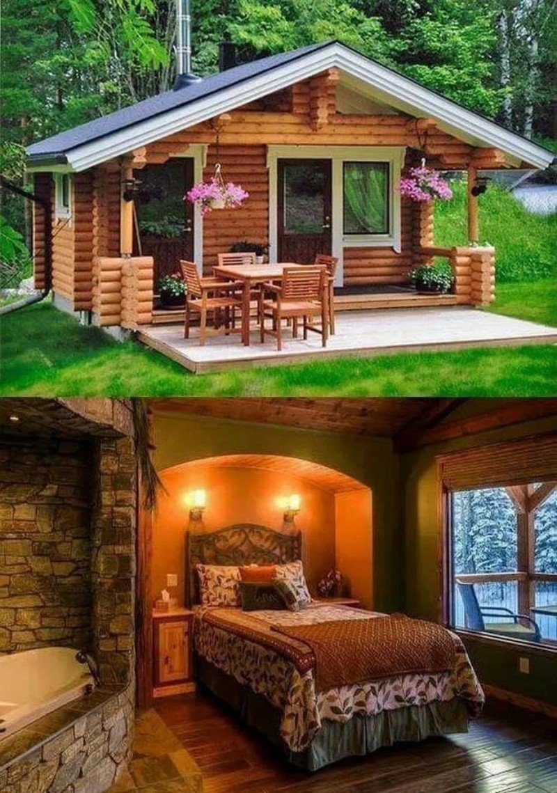 Маленькие деревянные дома