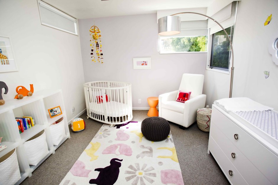 Интерьер детской комнаты для малыша