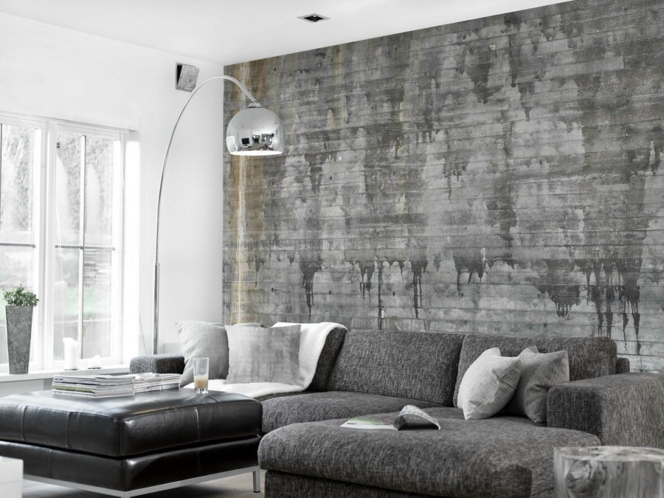 Декоративная штукатурка под бетон Loft-beton