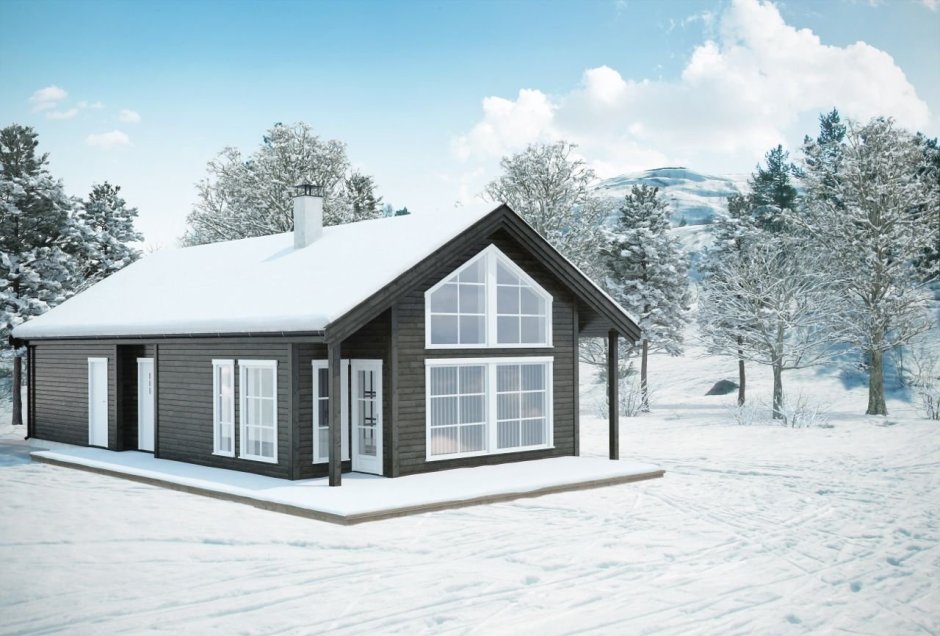 Проекты скандинавских каркасных домов