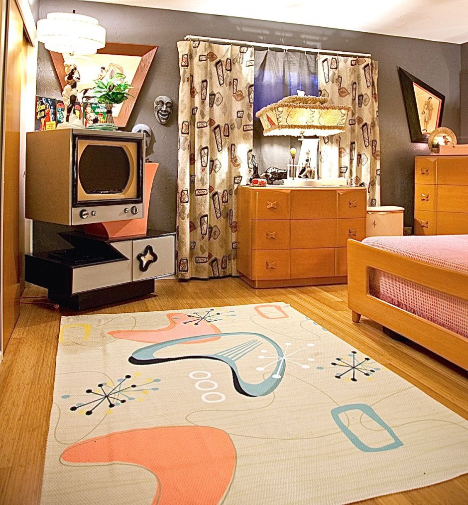 Спальня в стиле 70-х