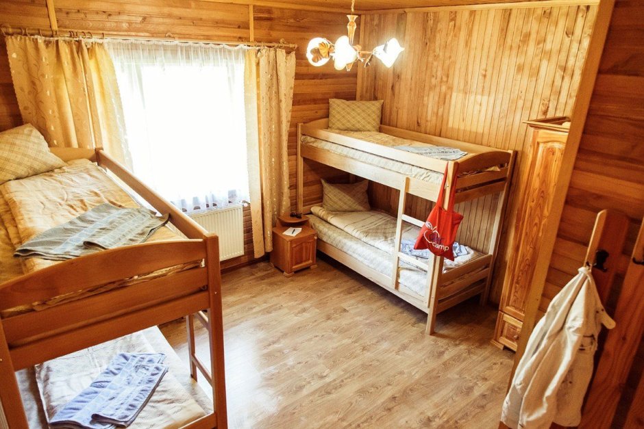Лагерь деревянные домики