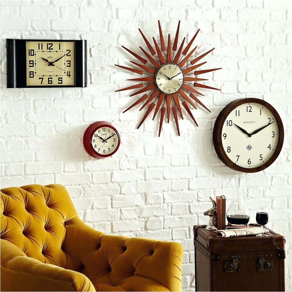 Интерьерные часы на стену