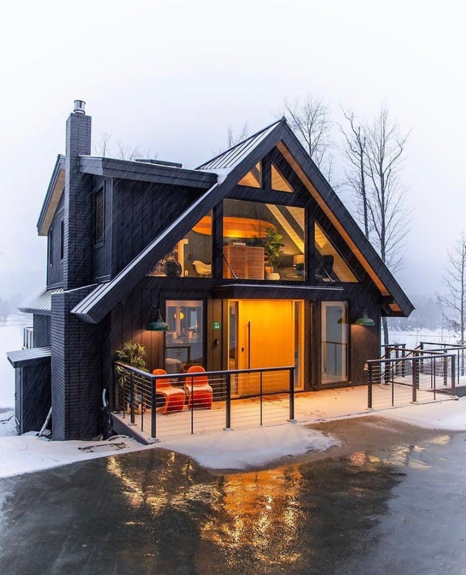 Альпийский домик дизайн снаружи