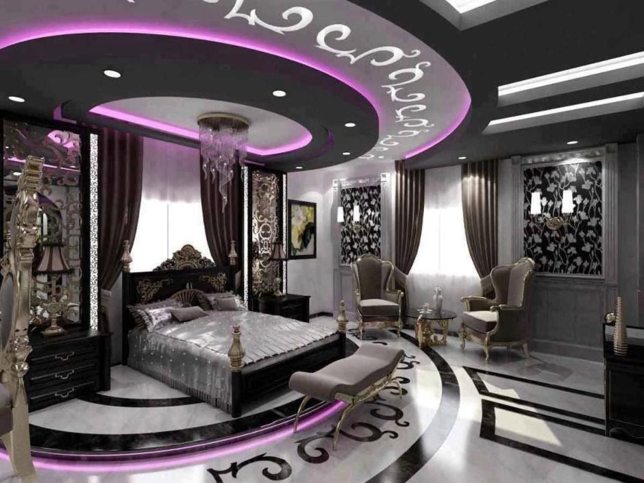 Роскошная спальная комната мечты