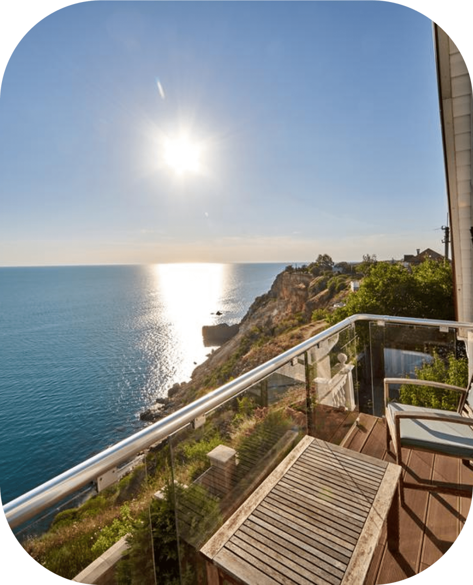 Вид с балкона Крым
