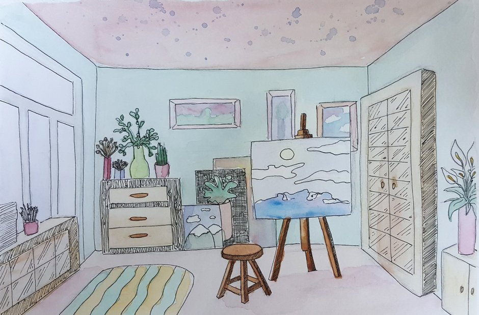 Рисунок комнаты