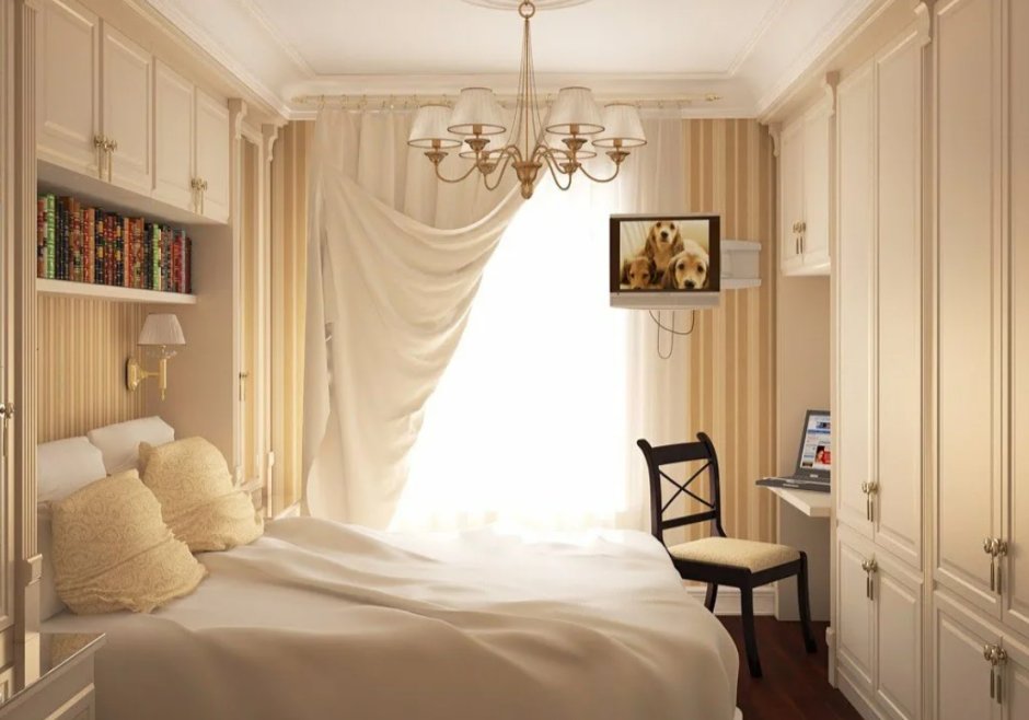 Спальня классика 12кв.м. 12 кв м