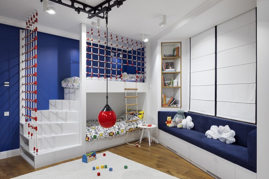 Необычная детская комната для мальчика