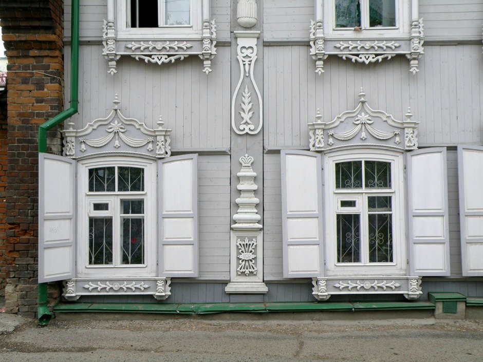 Деревянное зодчество Томск фасад