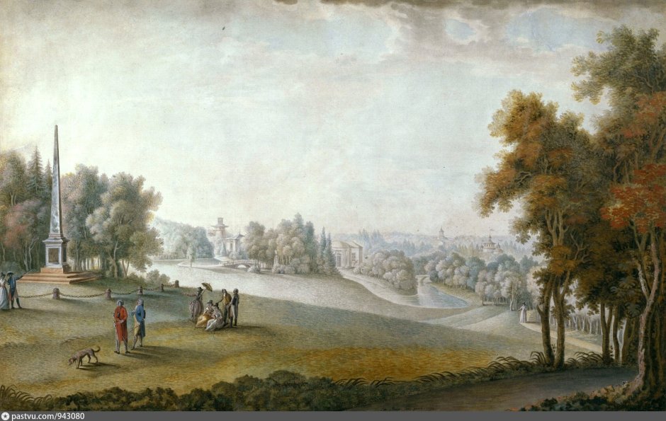 Жерар Делабарт. «Озеро в Царском селе». 1788.