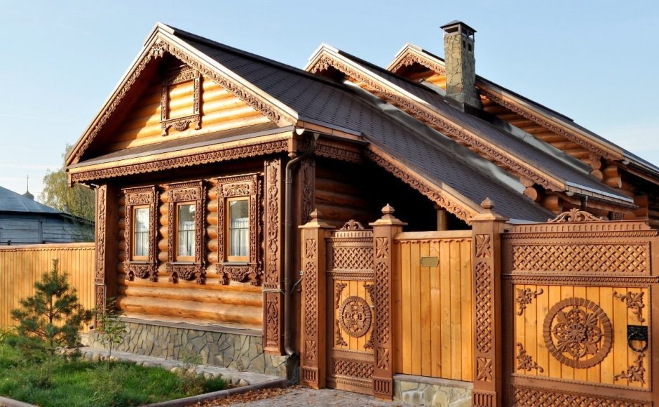 Резьба на деревянных домах