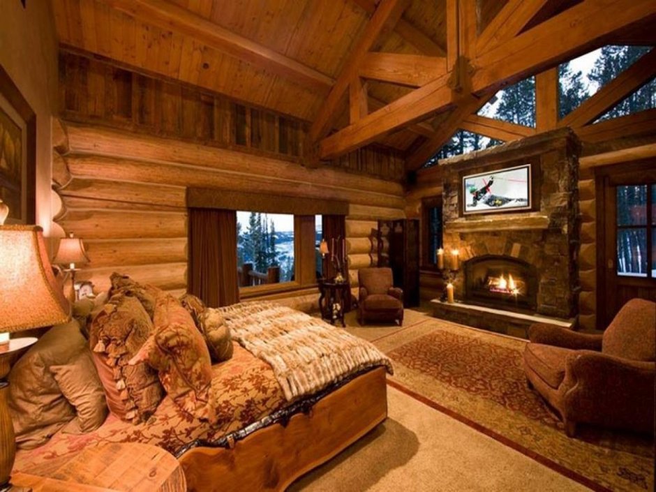 Спальня в канадском стиле