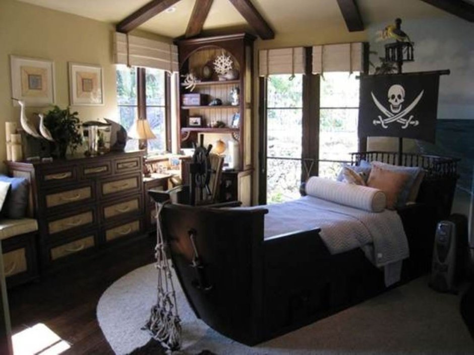 Спальня в пиратском стиле