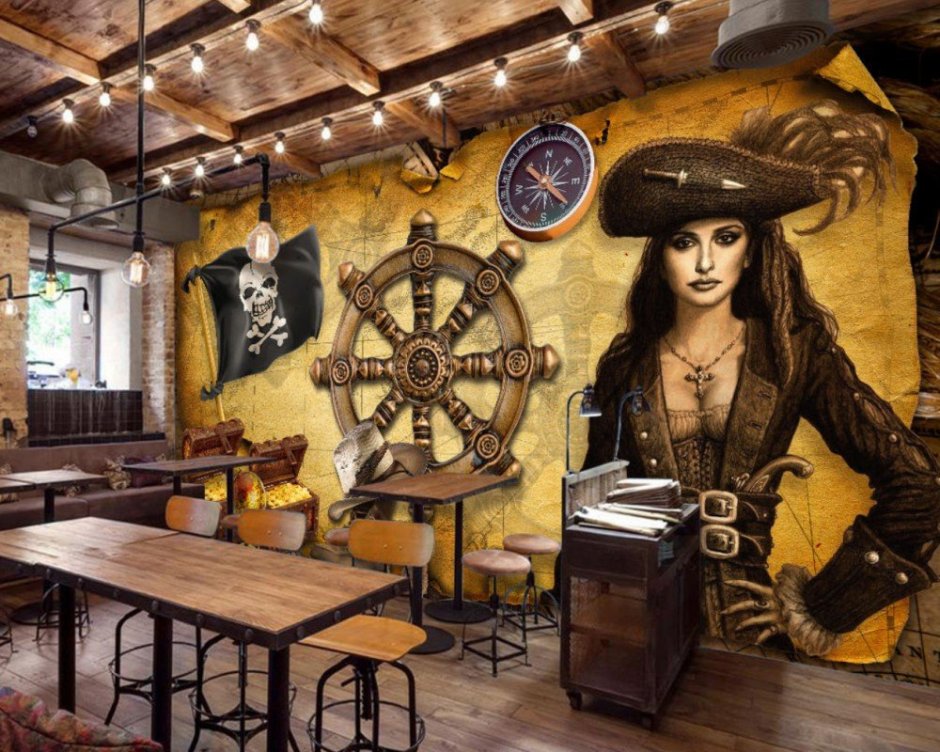 Кафе в пиратском стиле