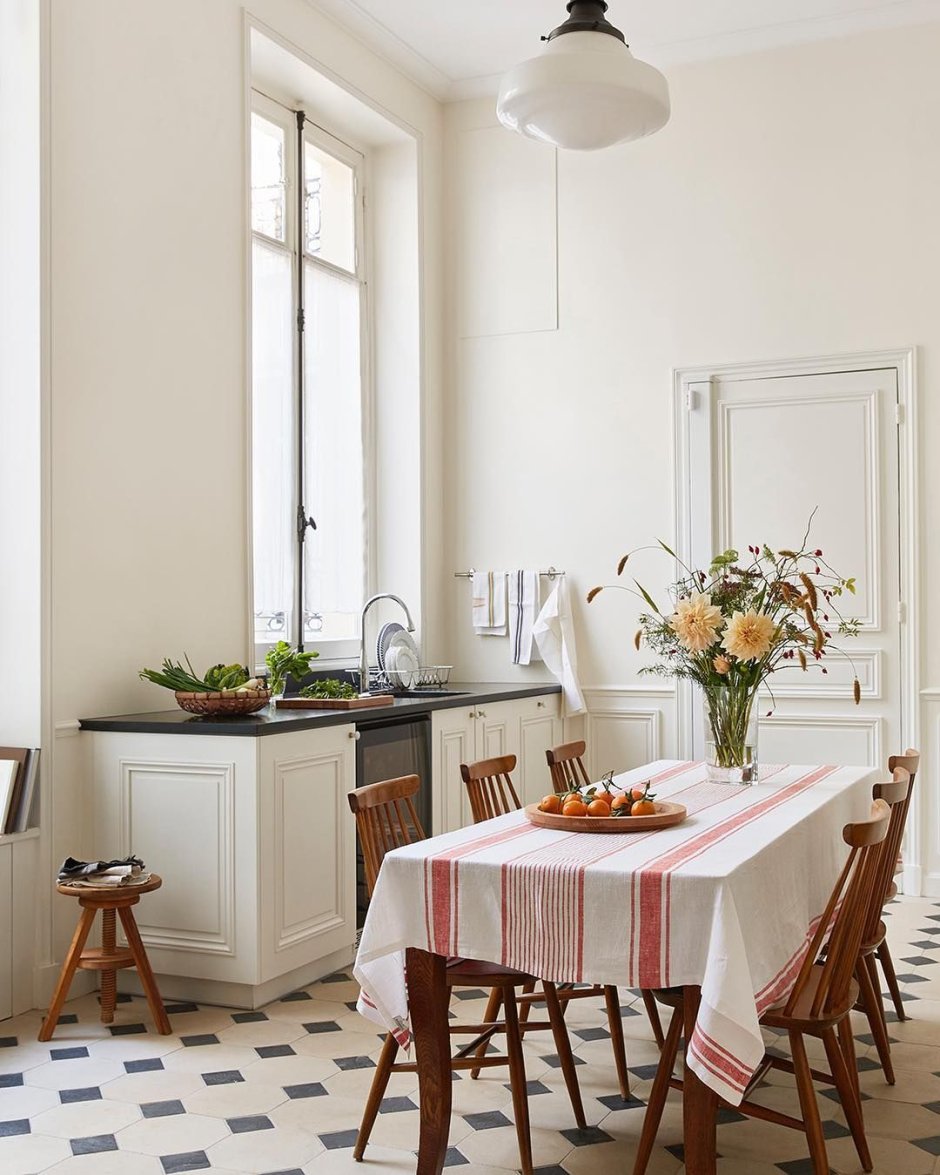 Парижский стиль в интерьере кухни