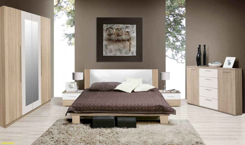 Мебель для спальни дуб