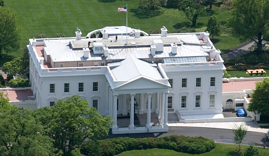 Белый дом США вид сверху