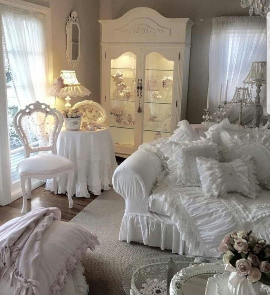 Спальня в стиле шебби Шик