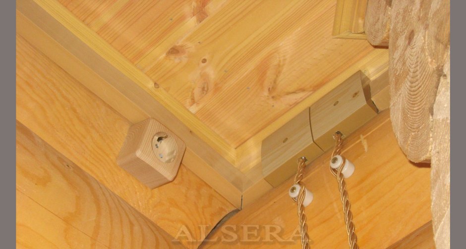 Короба для проводов в деревянном доме