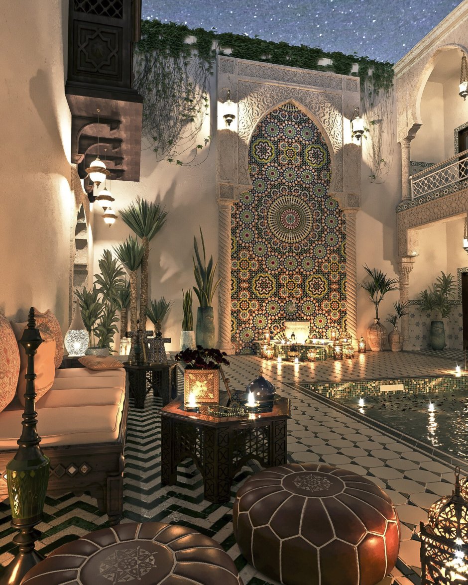 Арабский дворец Марокко