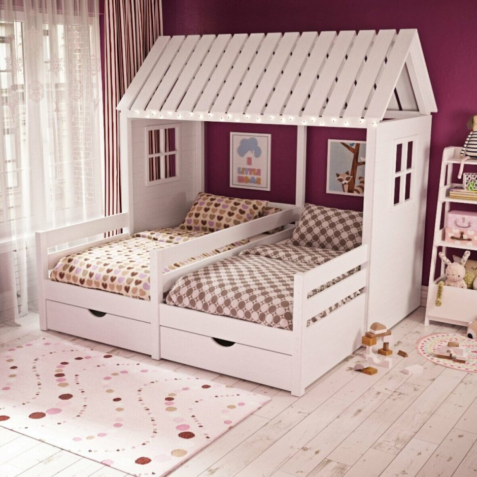 Кровать домик для детей Тутта