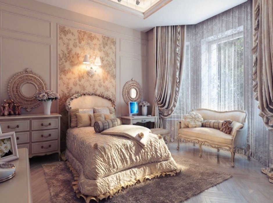 Спальня в стиле Романтизм