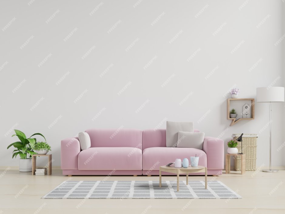 Розовый диван Эстетика