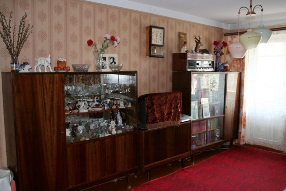 Интерьер советских квартир 90х годов