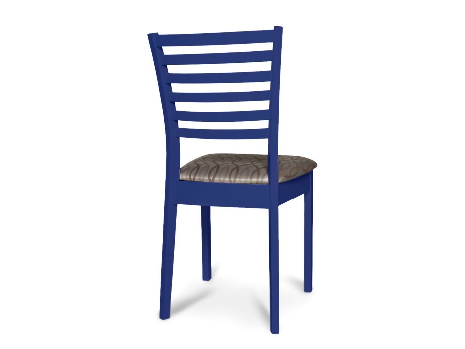Синие деревянные стулья для кухни