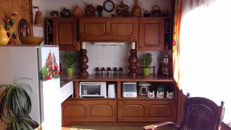 Кухонный гарнитур из старой стенки