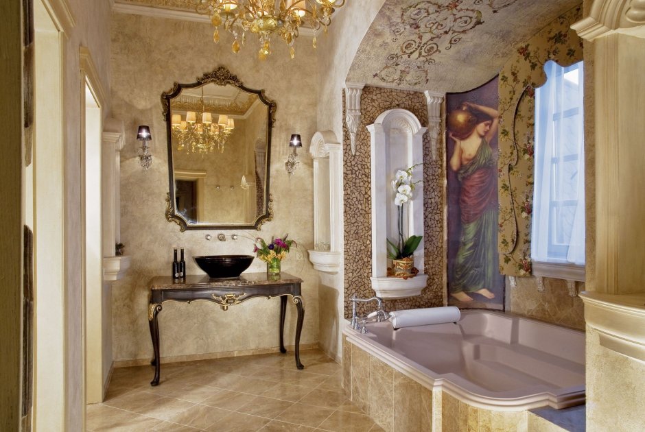 Ванная комната в стиле Ренессанс