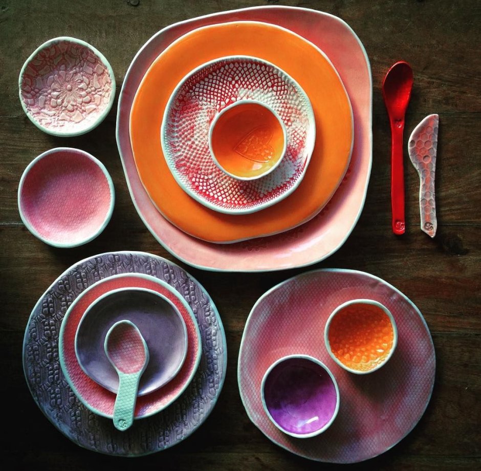 Красивая керамическая посуда