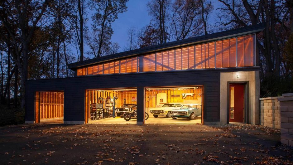 Современный гараж