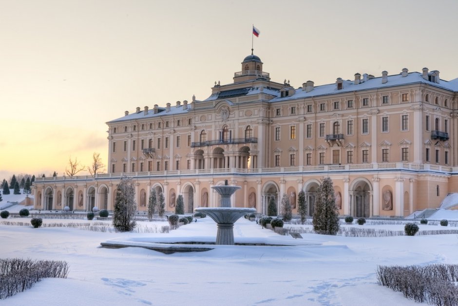 Константиновский дворец Санкт-Петербург зима